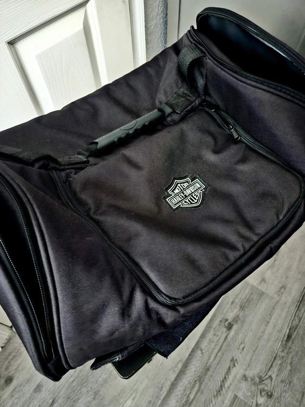 Harley-Davidson Black Men's Travel Duffel with Logo Patch